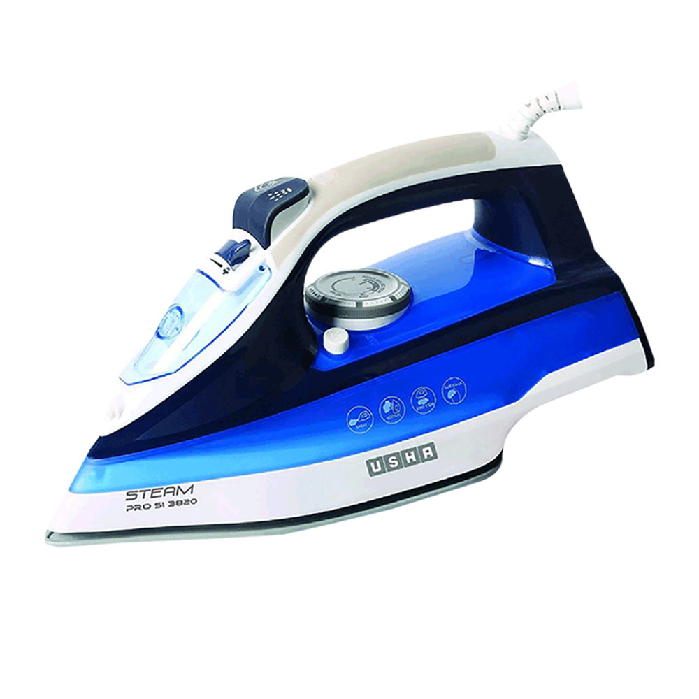 Buy usha teflon 2000 watt 280ml steam iron ceramic coated soleplate 